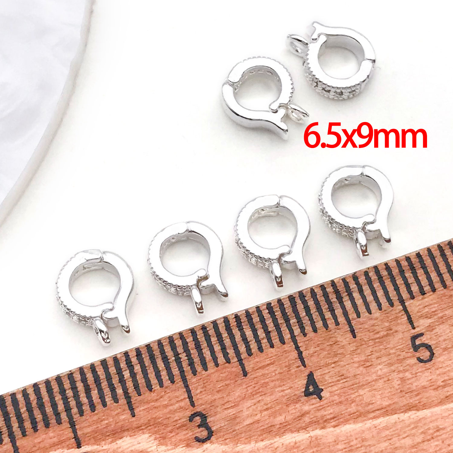 5pcs 18K ทองชุบทองเหลือง Inlay - Jewelry Making Charms บทวิจารณ์และราคา
