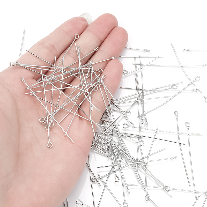 14 18 20 25 30 35 45 50 60 70  - Jewelry Making Eye Pins บทวิจารณ์และราคา