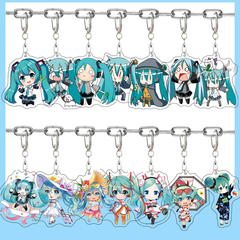 พวงกุญแจอะคริลิกน่ารักลายฮัตสึ - Jewelry Making Resin บทวิจารณ์และราคา