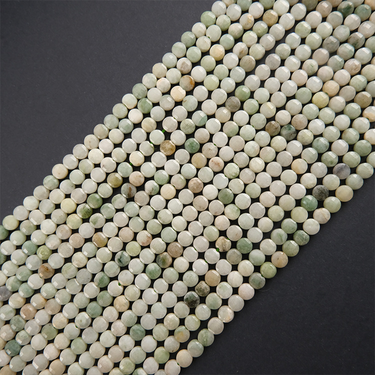 ลูกปัดหินธรรมชาติทรงกลมเหลี่ยม - Jewelry Making Store บทวิจารณ์และราคา