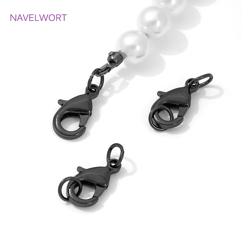 สีดำทองเหลืองก้ามปู&ตัวต่อโซ่, - Jewelry Making Kit For Adults บทวิจารณ์และราคา