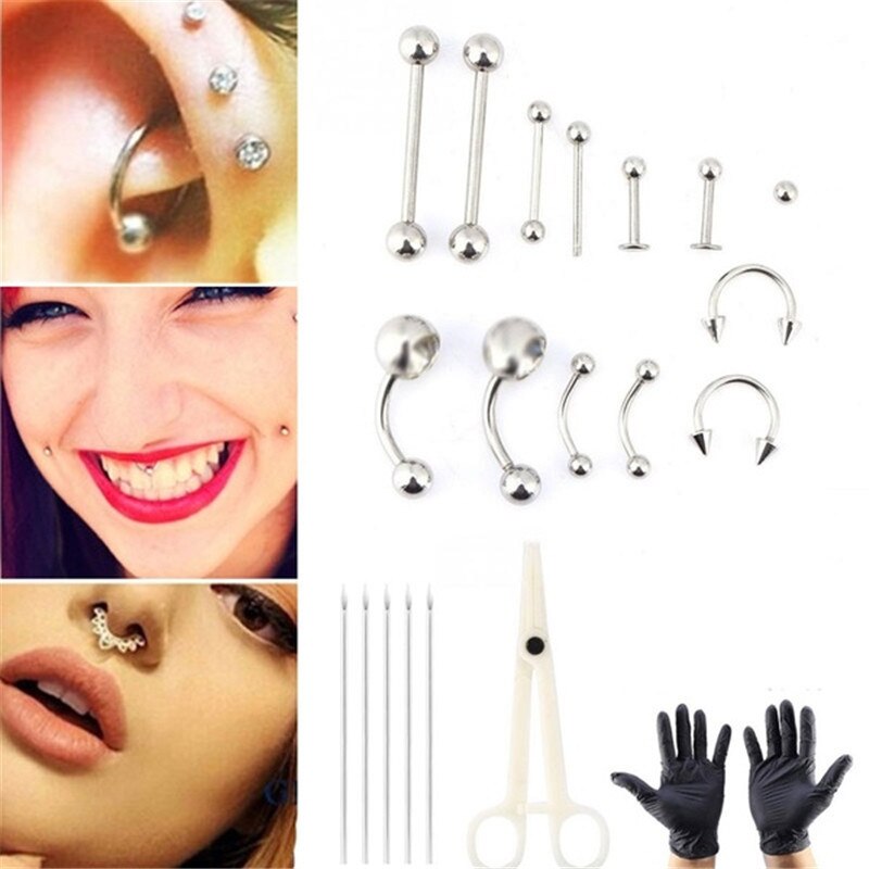 ชุดอุปกรณ์เจาะร่างกายแบบใช้แล้ - Jewelry Making Kit Professional บทวิจารณ์และราคา