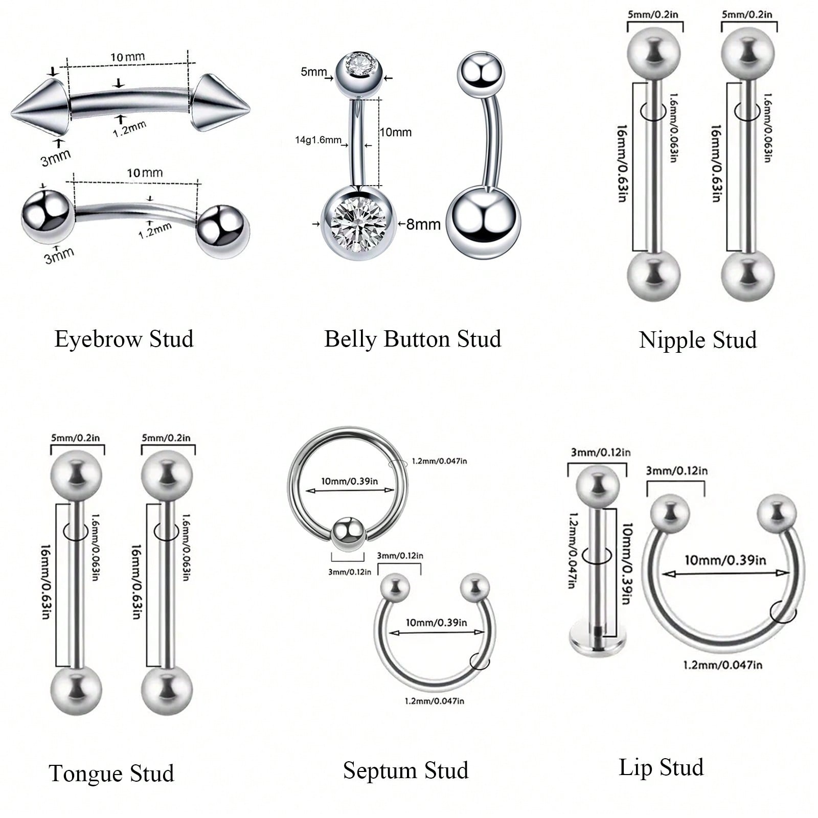 4 ชิ้น / ชุดชุดเจาะร่างกายมืออ - Jewelry Making Kit Professional บทวิจารณ์และราคา