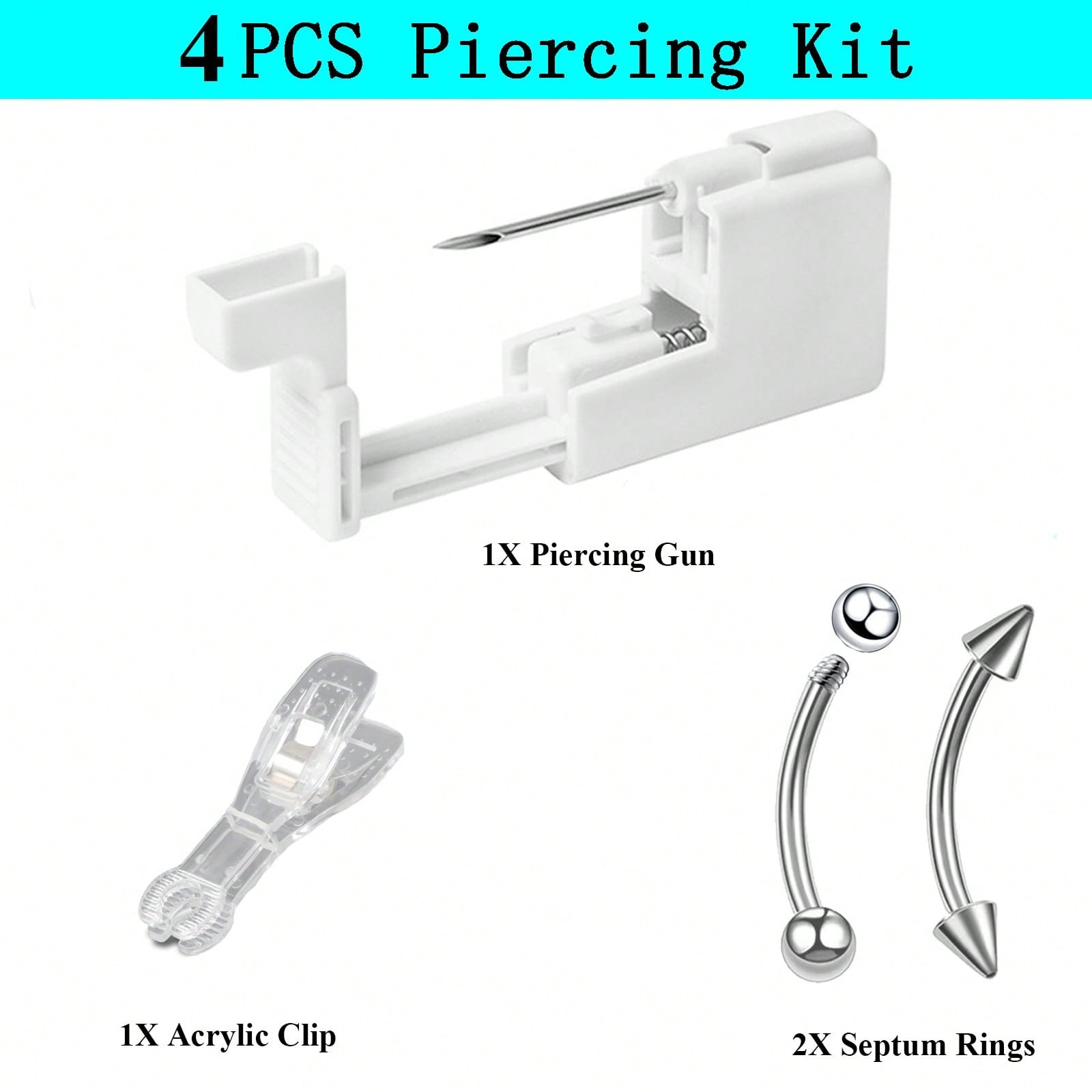 4 ชิ้น / ชุดชุดเจาะร่างกายมืออ - Jewelry Making Kit Professional บทวิจารณ์และราคา
