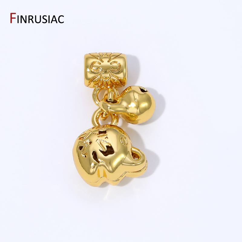 จี้ทองเหลืองชุบทอง 18K พร้อมตั - Jewelry Making Charms บทวิจารณ์และราคา