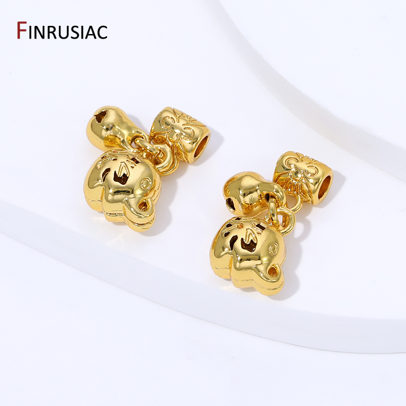 จี้ทองเหลืองชุบทอง 18K พร้อมตั - Jewelry Making Charms บทวิจารณ์และราคา